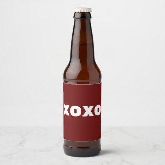 Rótulo Para Garrafa De Cerveja Xoxo