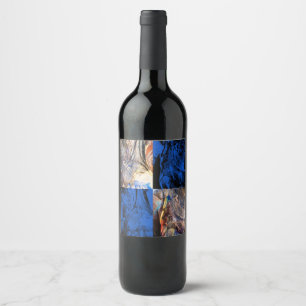 Rótulo Para Garrafa De Vinho caixa do carnaval