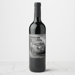 RÓTULO PARA GARRAFA DE VINHO CAMINHÃO DO VINTAGE