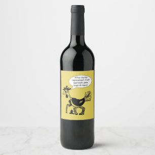 Rótulo Para Garrafa De Vinho Cirurgia anca da substituição - citações do