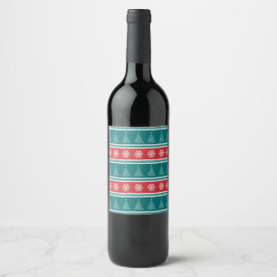 Rótulo Para Garrafa De Vinho Feliz Natal