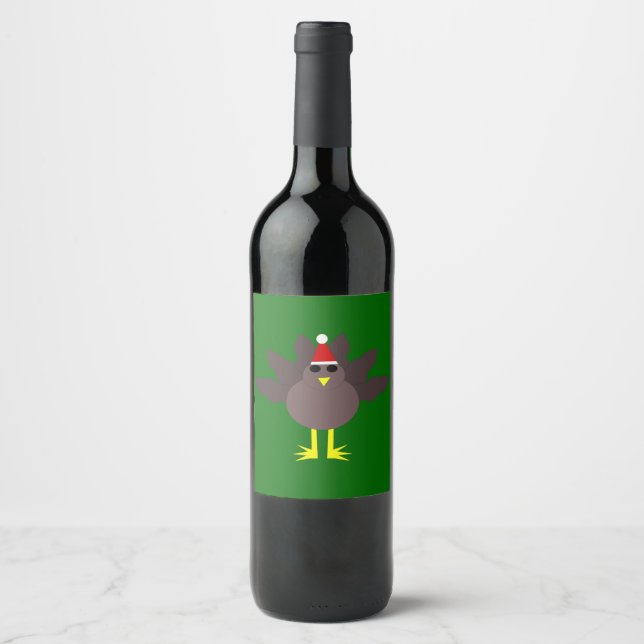 Rótulo Para Garrafa De Vinho Ficheiro de frasco de vinho para a Turquia de Nata (Frente)