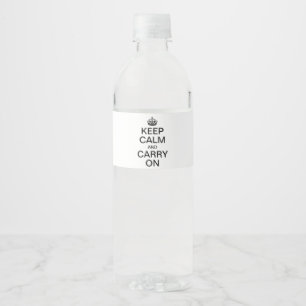 Rótulo Para Garrafa De Vinho Meme personalizado da Internet MANTÉM CALM e CARR