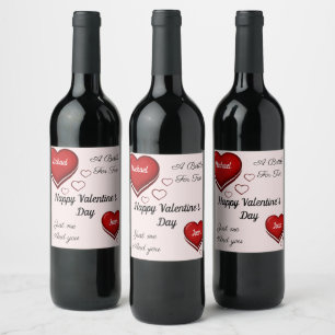 Rótulo Para Garrafa De Vinho NOMES PERSONALIZADOS Garrafa de vinho espumante Di