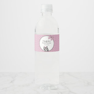 Rótulo Para Garrafa De Vinho Panda do bebê