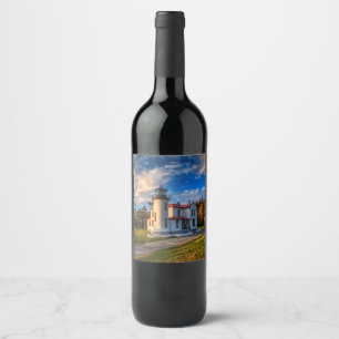 Rótulo Para Garrafa De Vinho Pela casa clara do mar