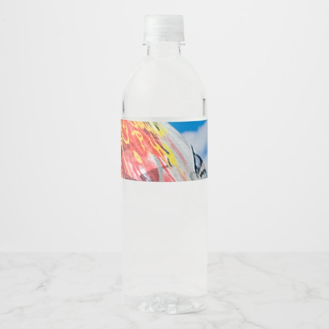 Rótulo Para Garrafa De Vinho planeta grafite (Frente)
