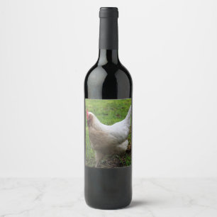 Rótulo Para Garrafa De Vinho Pokey a galinha