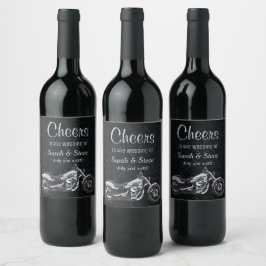 Rótulo Para Garrafa De Vinho Rótulo de Vinho da Boate de Moto