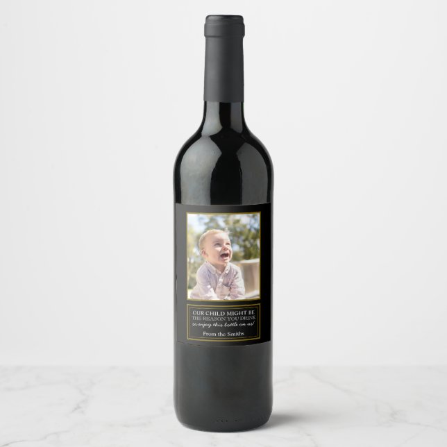 Rótulo Para Garrafa De Vinho Rótulo de Vinho Presente de Professor Honesto, Apr (Frente)