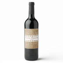 Rótulo do Vinho de Design de Fita e Olhar de Fita