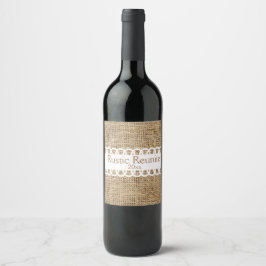 Rótulo Para Garrafa De Vinho Rótulo do Vinho de Design de Fita e Olhar de Fita