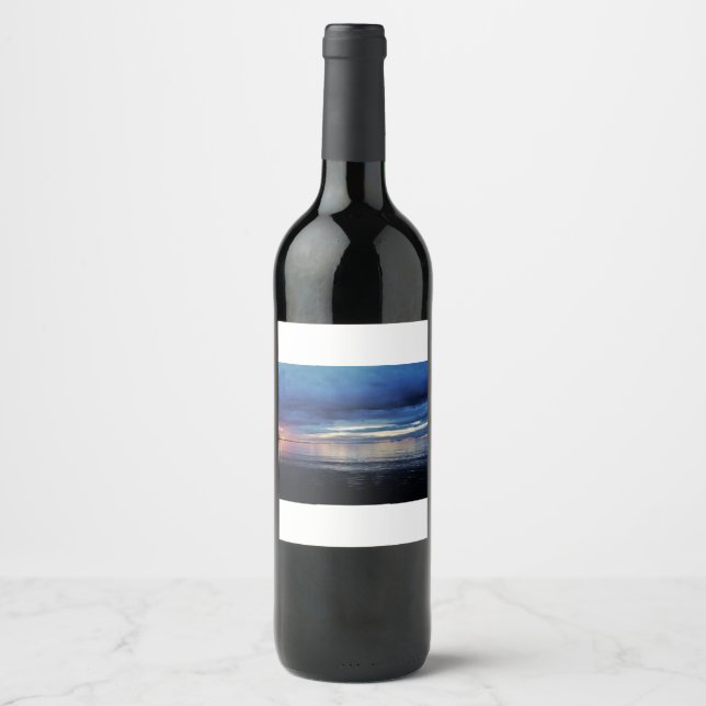 Rótulo Para Garrafa De Vinho Tranquilidade (Frente)