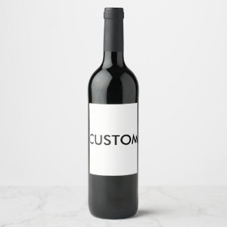 Rótulo Para Garrafa De Vinho Vazio Personalizado do Rótulo da Garrafa do Vinho
