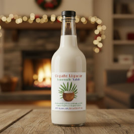 Rótulo Personalizado de Coquito de Coco para Feria