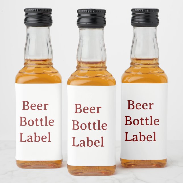 rótulo personalizado de garrafa de cerveja (Garrafas)