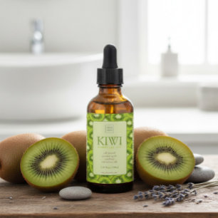 Rótulo Personalizado de Óleo Essencial de Kiwi
