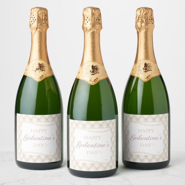 Rótulo Personalizado de Vinho com Tufo de Diamante (Garrafas)
