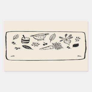 Rótulo VIII do adesivo do Jar/Vazio de especiarias