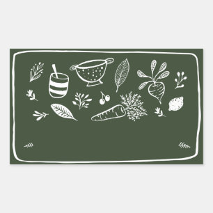 Rótulo VIII do adesivo do Jar/Vazio de especiarias