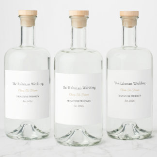 Rótulos de Bebidas Luxuosas | Uísque Personalizado
