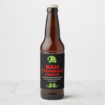 Rótulos de Cerveja de Natal Engraçados