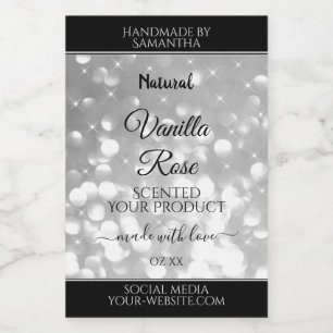 Rótulos de embalagem do produto Luxurioso Silver G