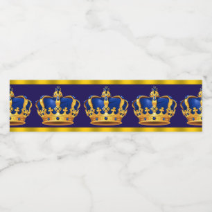 Rótulos de Garrafa de Água da Coroa do Príncipe Re