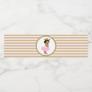 Rótulos de Garrafa de Água para Chá de Bebê Prince