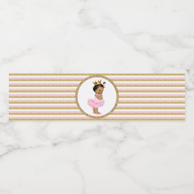 Rótulos de Garrafa de Água para Chá de Bebê Prince (Rótulo Único)