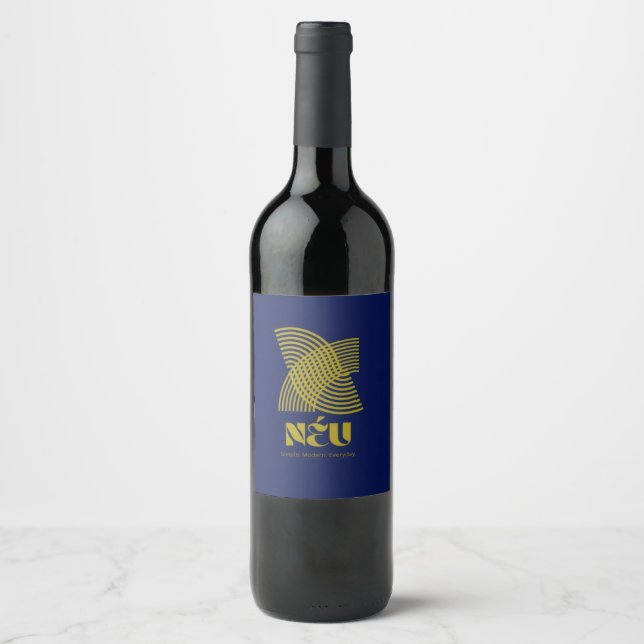 Rótulos de garrafa de vinho  (Frente)