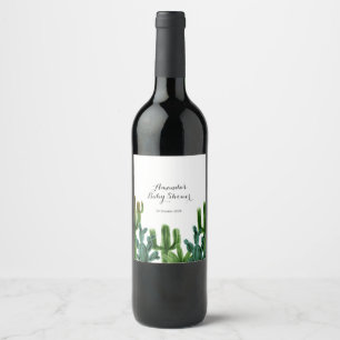Rótulos de Garrafa de Vinho do Cactus Mexicano
