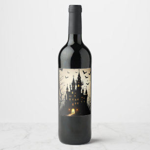 Rótulos de Garrafa de Vinho do Castelo de Shadow S