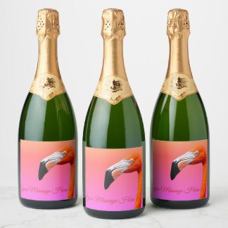 Rótulos de Garrafa Flamingo