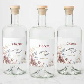 Rótulos de Garrafas de Bebidas Líquidas Vitorianas