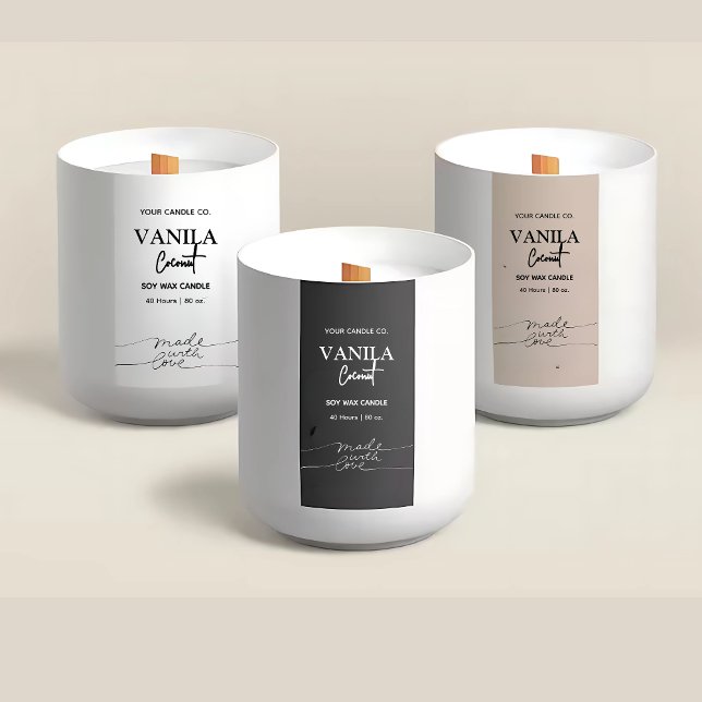 Rótulos de Marca de Velas Verticais (Criador carregado)