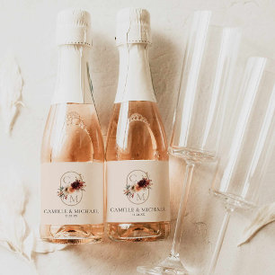 Rótulos de Mini Garrafa de Champanhe para Casament