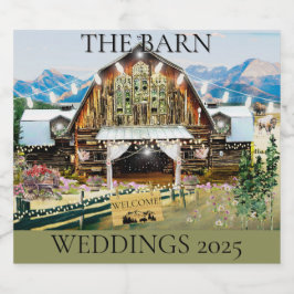 Rótulos de Pastas do Casamento do Barn 2025