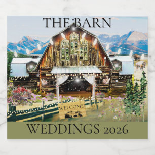 Rótulos de Pastas do Casamento do Barn 2026