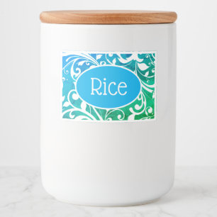 Rótulos de Recipientes de Alimentos - Arroz
