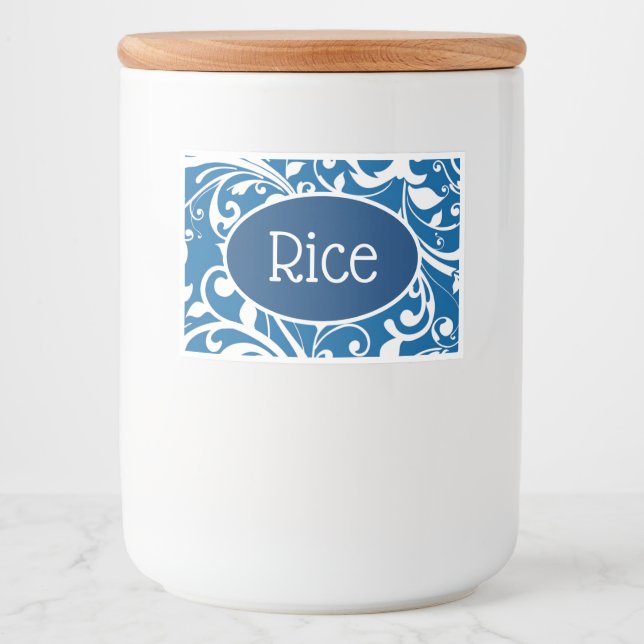 Rótulos de Recipientes de Alimentos - Arroz (Frente)