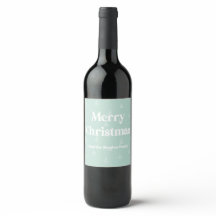 Rótulos de vinho de Natal para festa de fim de ano
