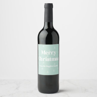 Rótulos de vinho de Natal para festa de fim de ano