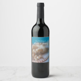 Rótulos de Vinho de Praia Pintados com Elegância C