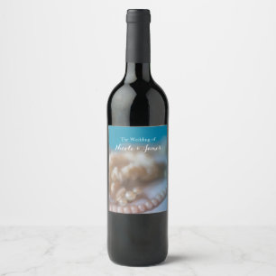 Rótulos de Vinho de Praia Pintados com Elegância C