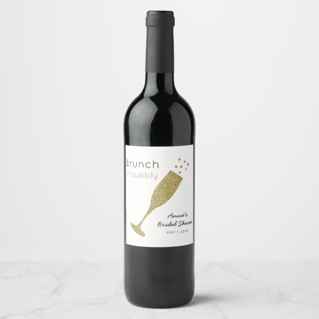 Rótulos de Vinho Espumante e Brilhante (Frente)
