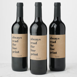 Rótulos de Vinho para Anúncio de Gravidez