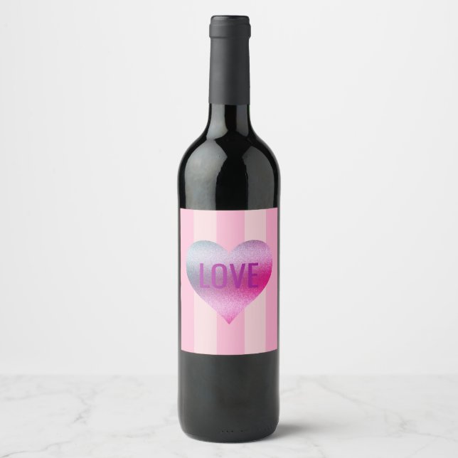 Rótulos de Vinho para Festa de Chá de Noiva para M (Frente)