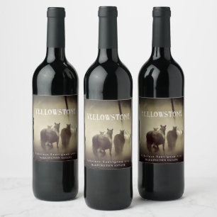 Rótulos De Vinho Personalizados De Geleia De Caval