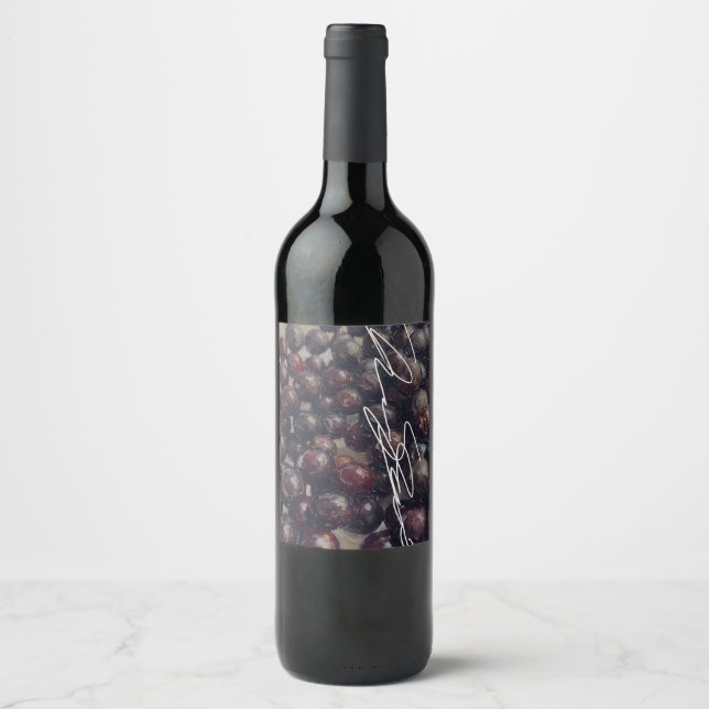 Rótulos de Vinhos com Assinatura (Frente)